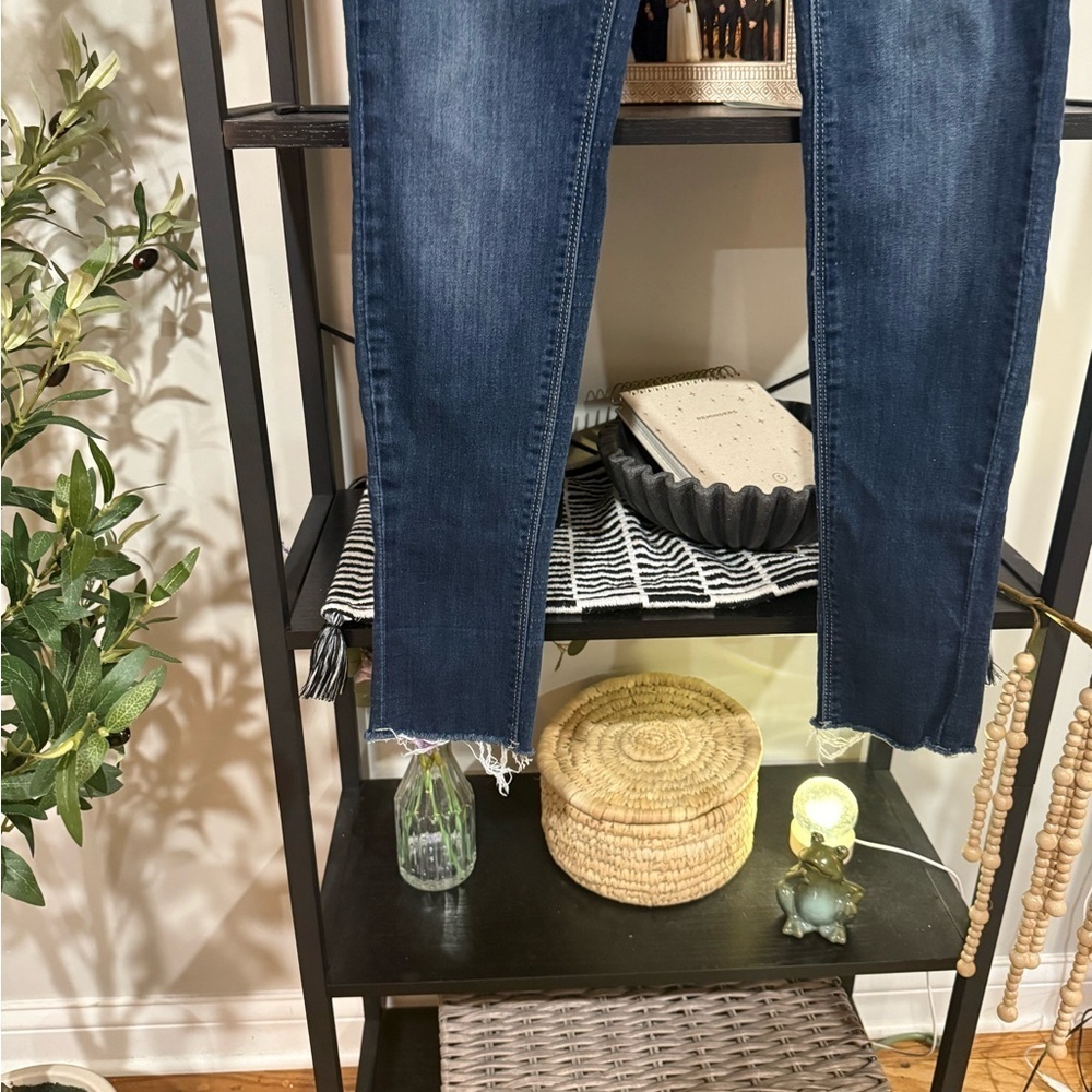 Indigo Rein Blue Skinny Jeans with Tapered Legs - Picture 4 of 8